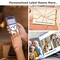E10 Bluetooth Label Maker Machine with Tape, Continuous Waterproof Label, Versatile App with 35 Fonts and 1k+ Icons, Inkless Labeler for Home, Kitchen, School, Office Organization, Green